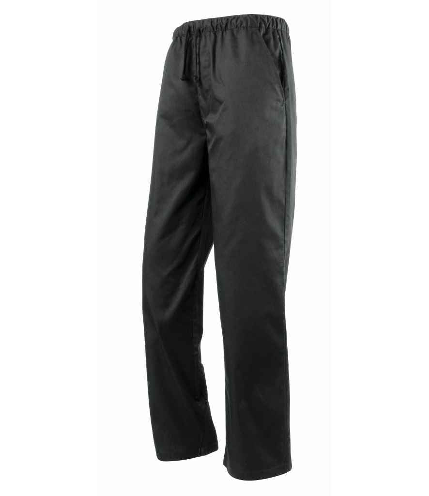 Premier Essential Chef's Trousers - Black
