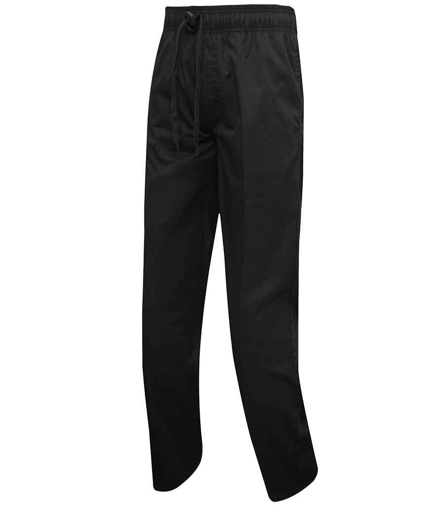 Premier Select Slim Leg Chef's Trousers - Black