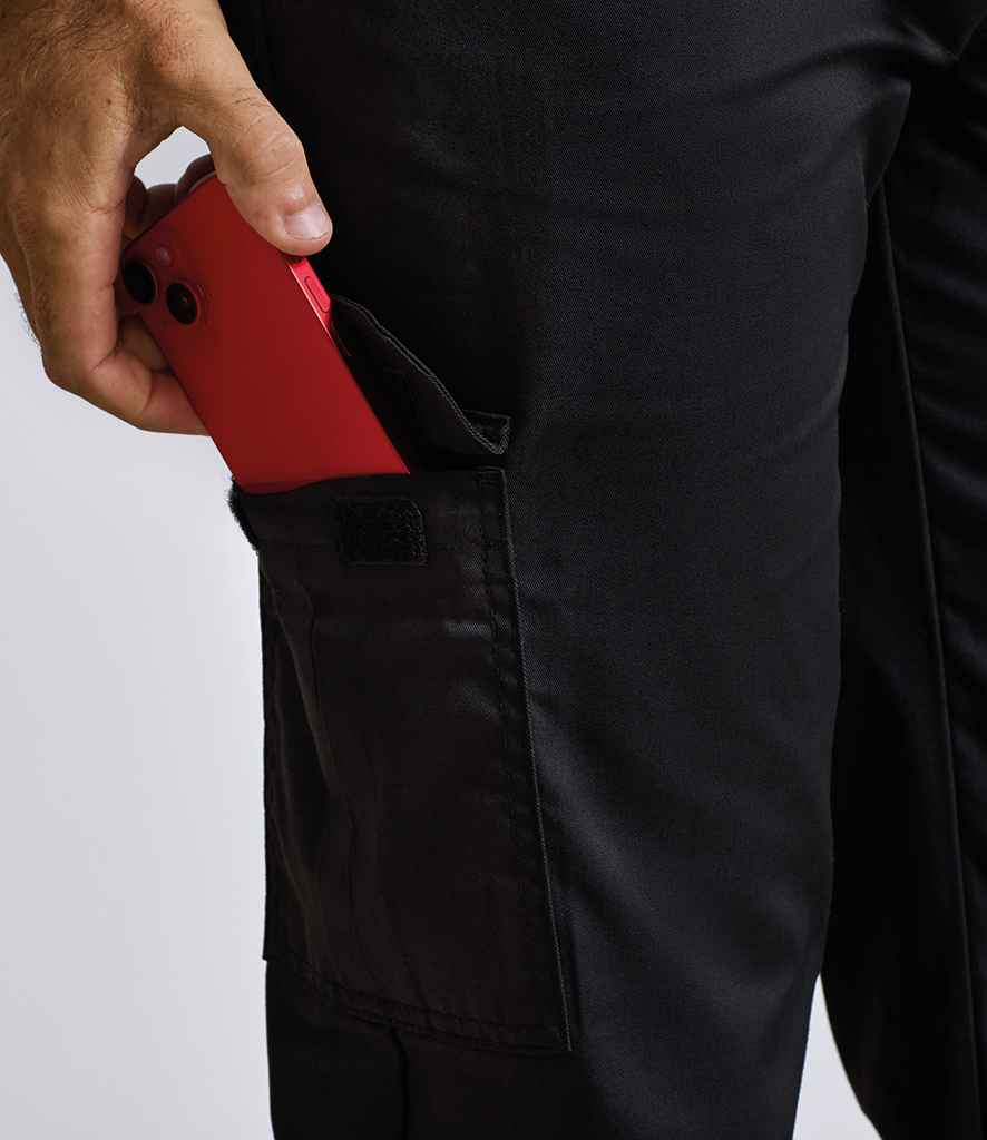 Premier Essential Chef's Cargo Trousers - Black