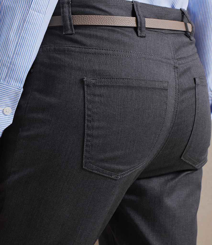 Premier Ladies Performance Chino Jeans - Charcoal