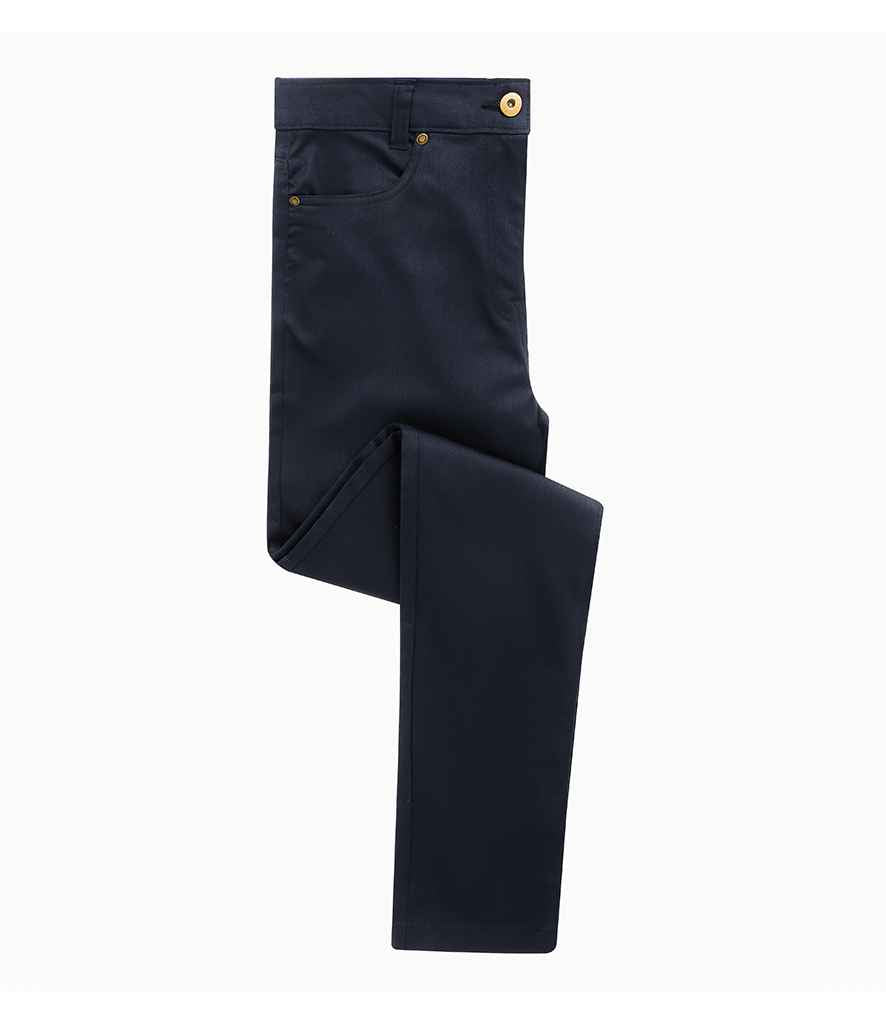 Premier Ladies Performance Chino Jeans - Navy