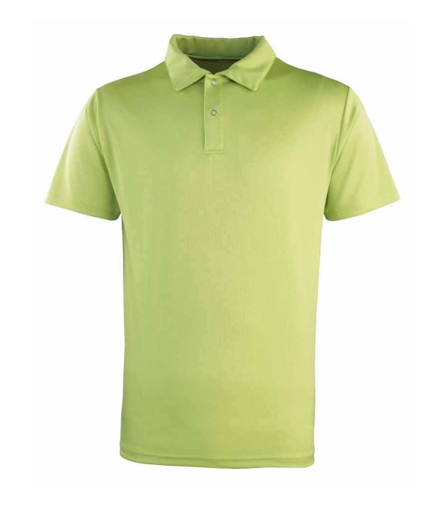 Premier Coolchecker® Stud Piqué Polo Shirt - Lime Green