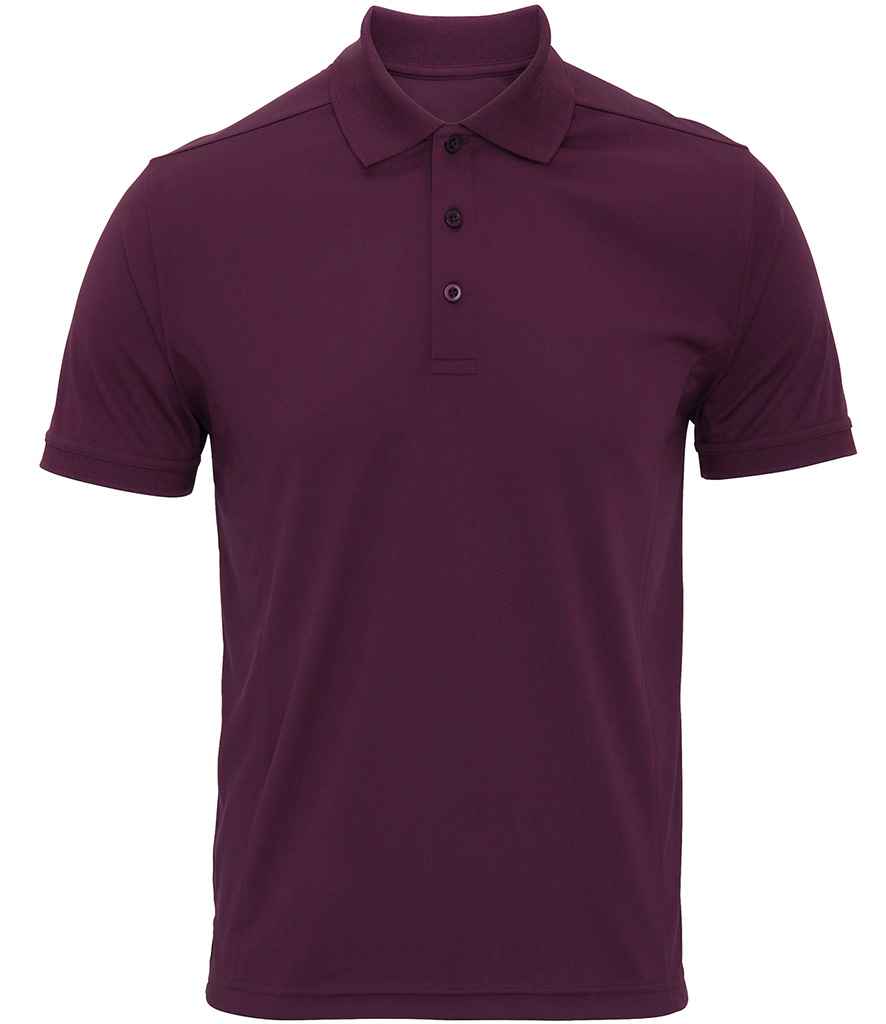 Premier Coolchecker® Piqué Polo Shirt - Aubergine