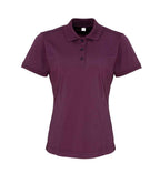 Premier Ladies Coolchecker® Piqué Polo Shirt - Aubergine
