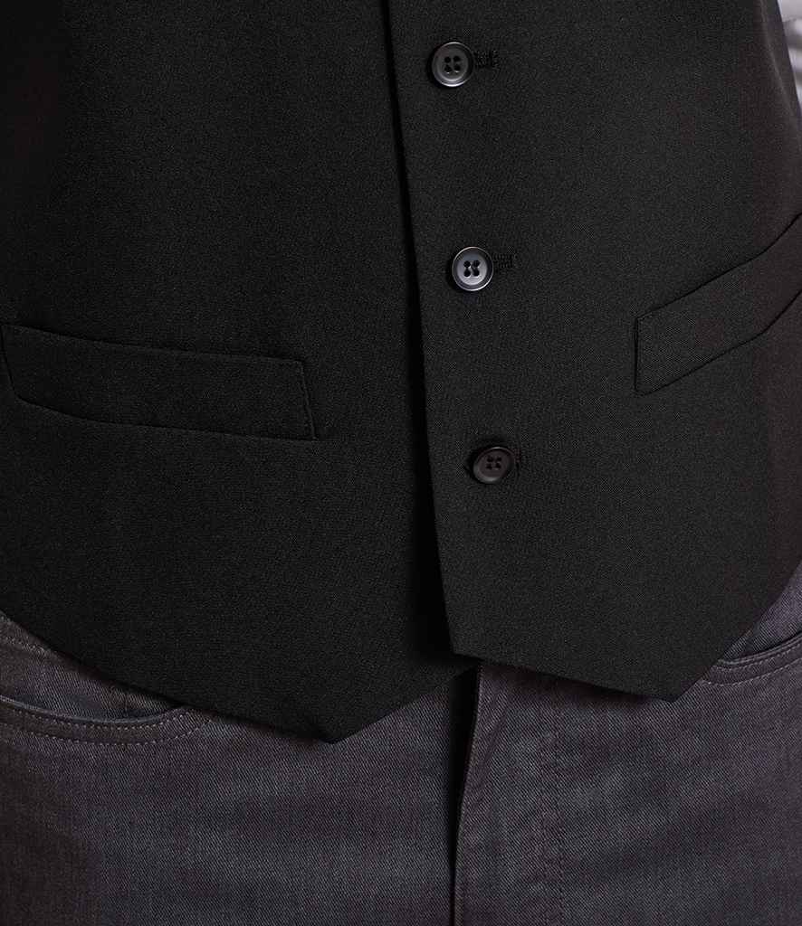 Premier Lined Waistcoat - Black