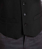 Premier Lined Waistcoat - Black