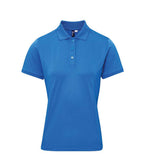 Premier Ladies Coolchecker® Plus Piqué Polo Shirt - Sapphire Blue