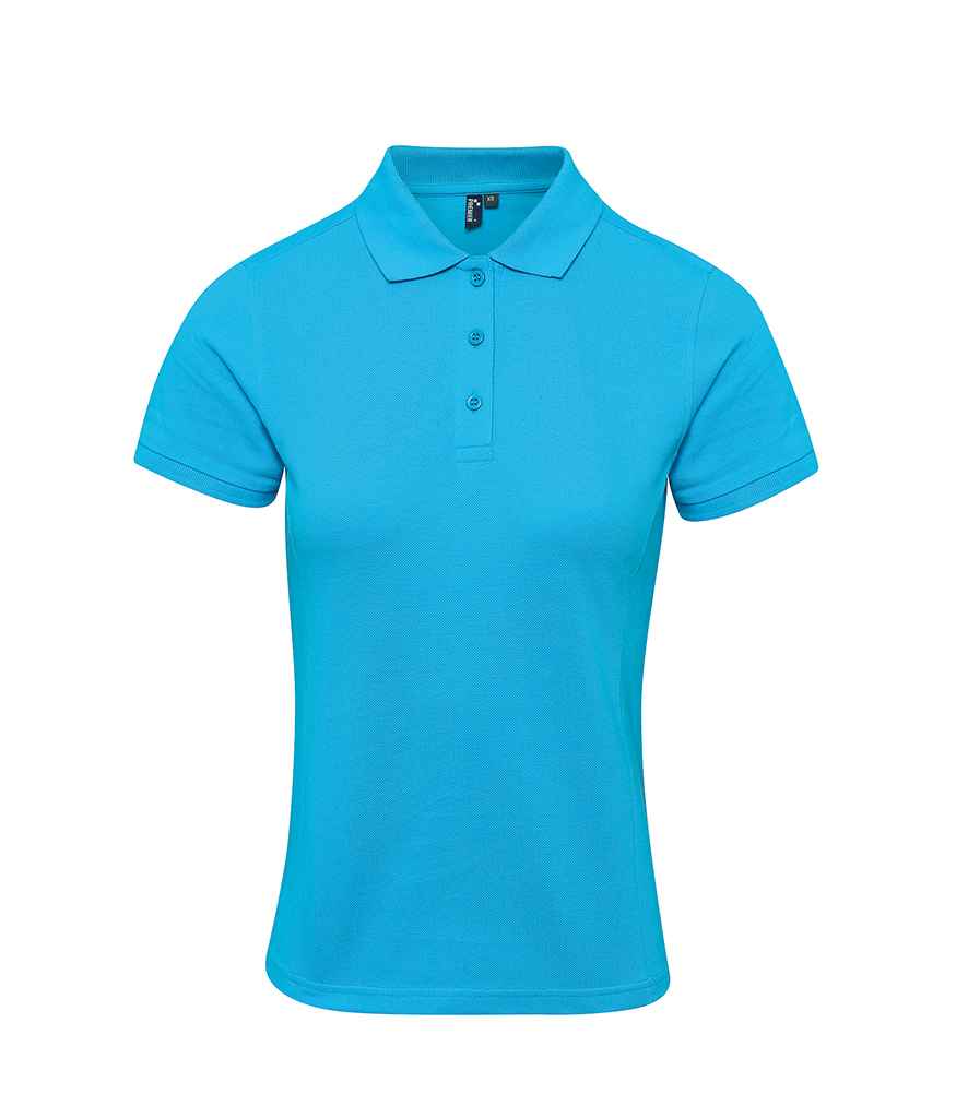 Premier Ladies Coolchecker® Plus Piqué Polo Shirt - Turquoise Blue