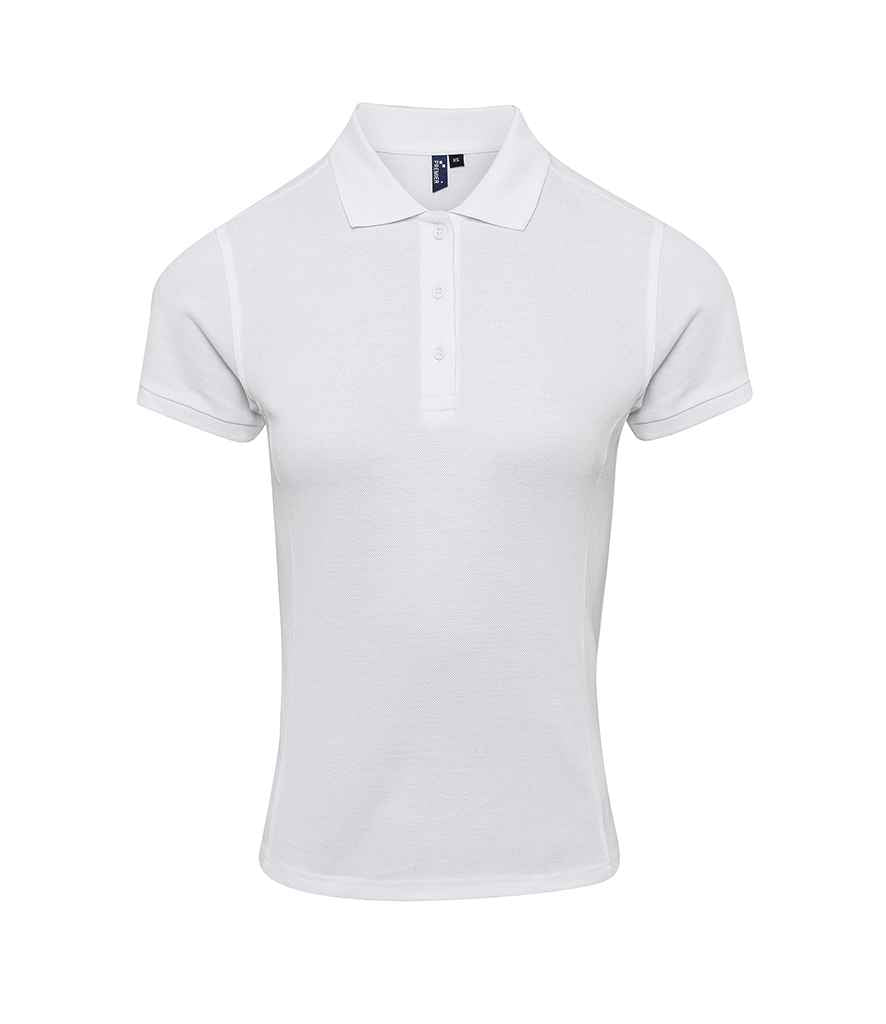Premier Ladies Coolchecker® Plus Piqué Polo Shirt - White