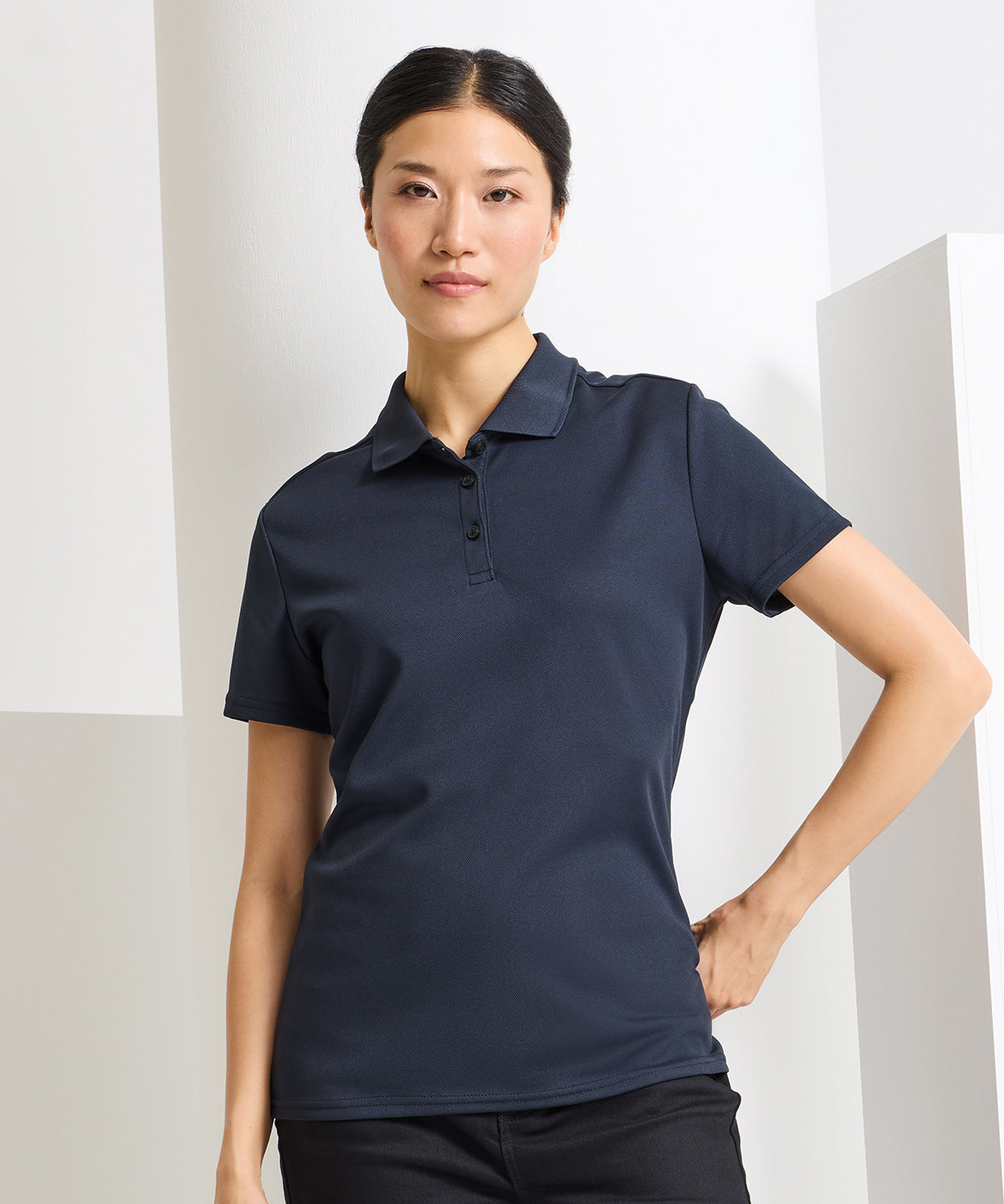 Women’s Spun Dyed Recycled Polo Shirt