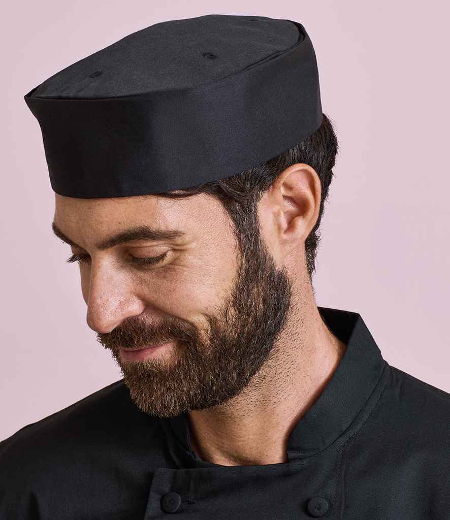 Premier Turn-Up Chef's Hat - Black