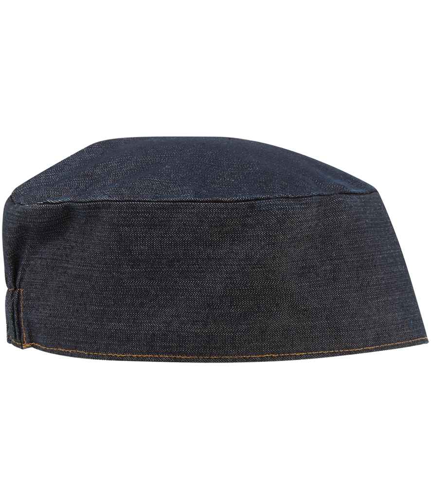 Premier Chef's Skull Cap - Indigo Denim