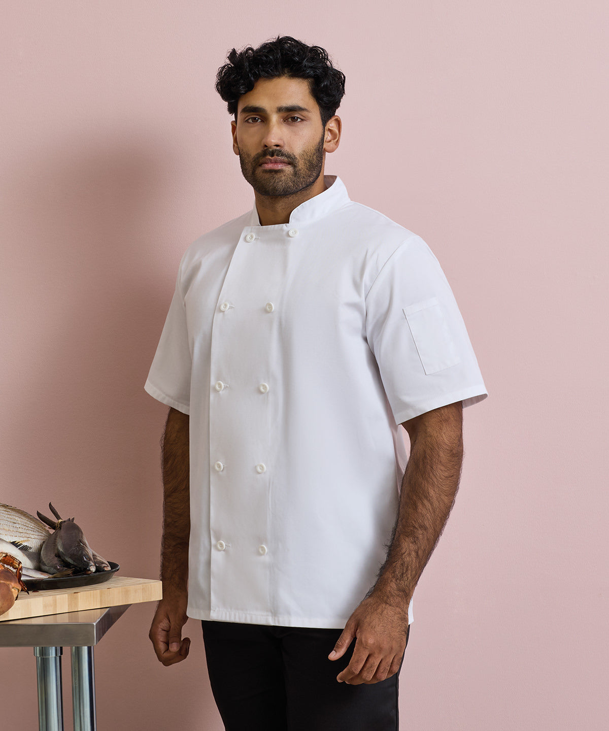 Short sleeve chef’s jacket