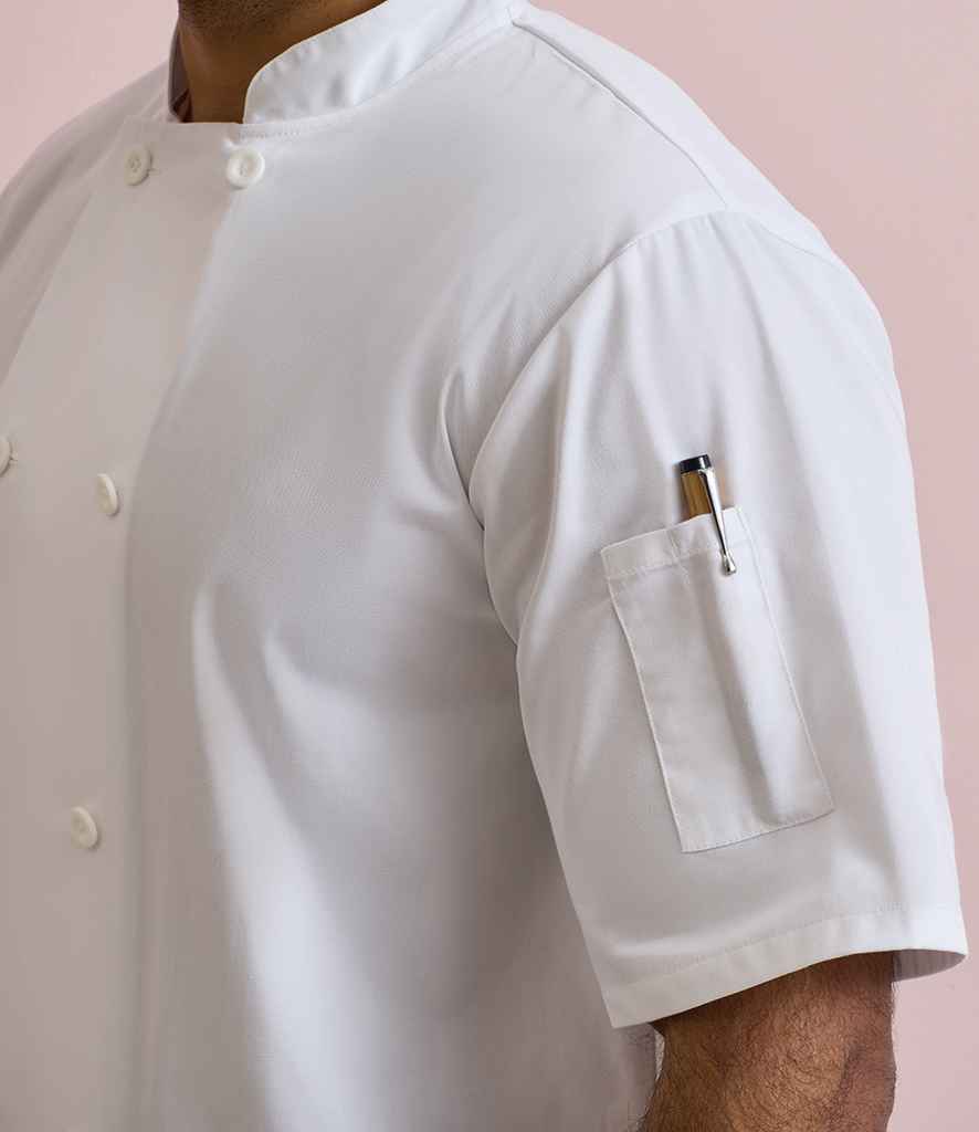 Premier Short Sleeve Chef's Jacket - White