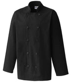 Premier Long Sleeve Chef's Jacket - Black