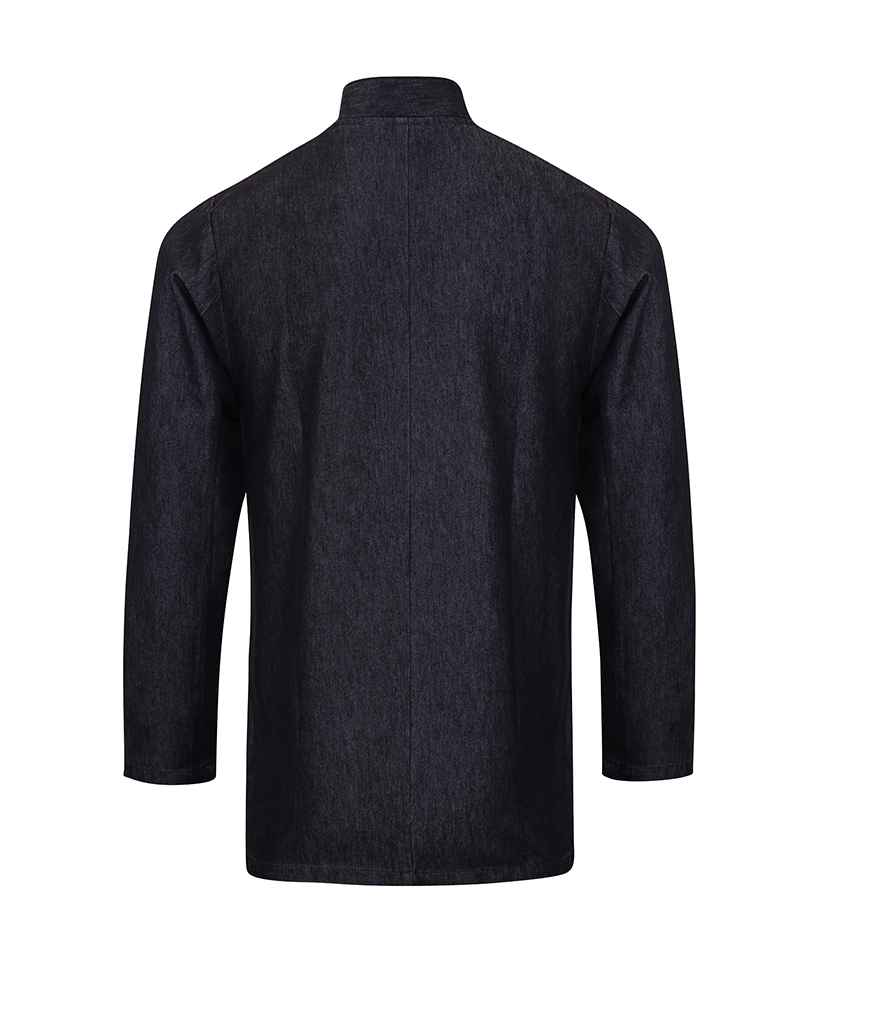Premier Denim Chef's Jacket - Black Denim