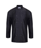 Premier Denim Chef's Jacket - Black Denim