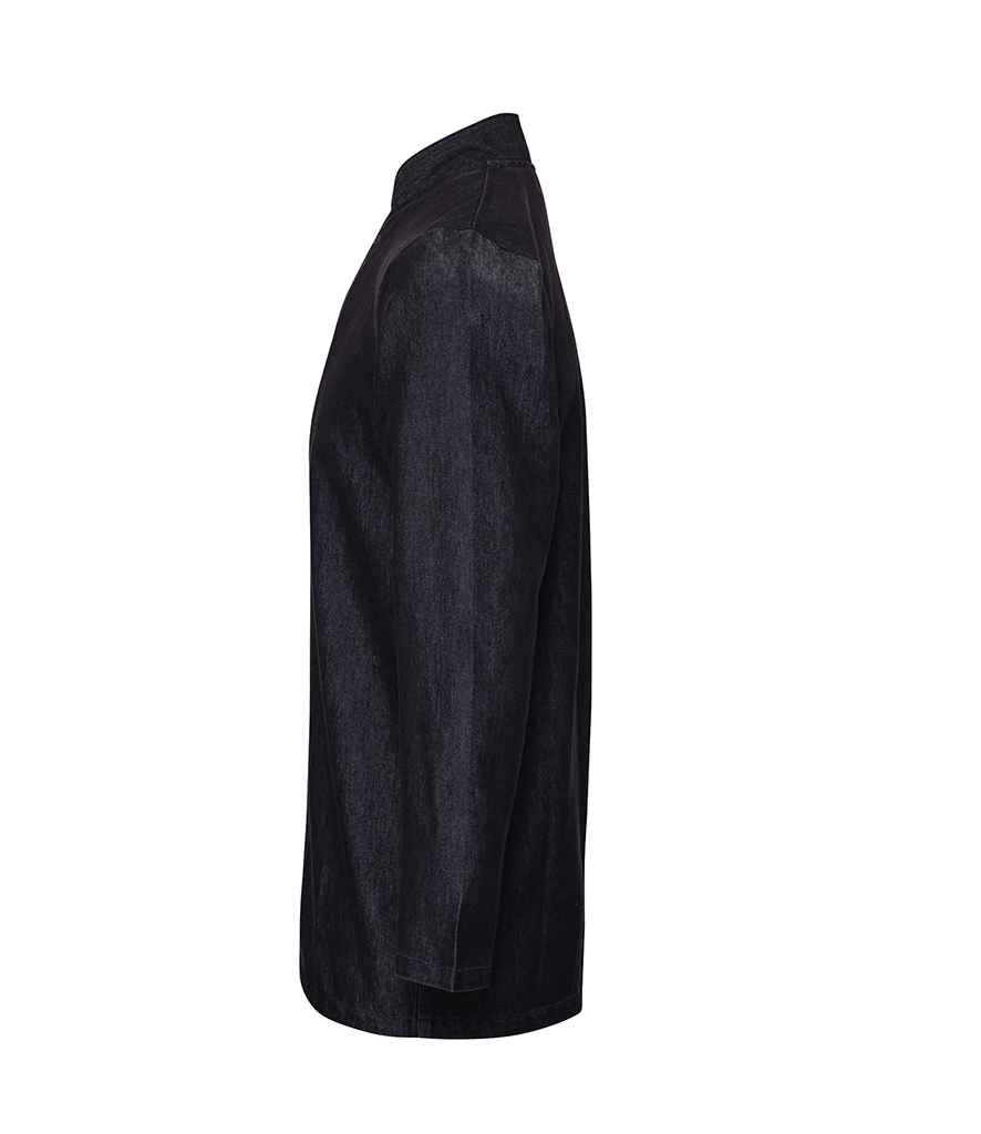 Premier Denim Chef's Jacket - Black Denim