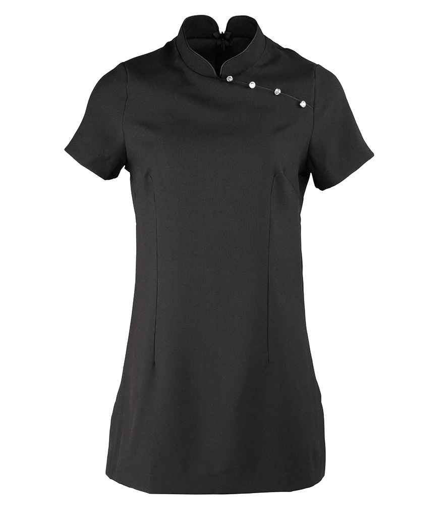 Premier Ladies Mika Short Sleeve Tunic - Black