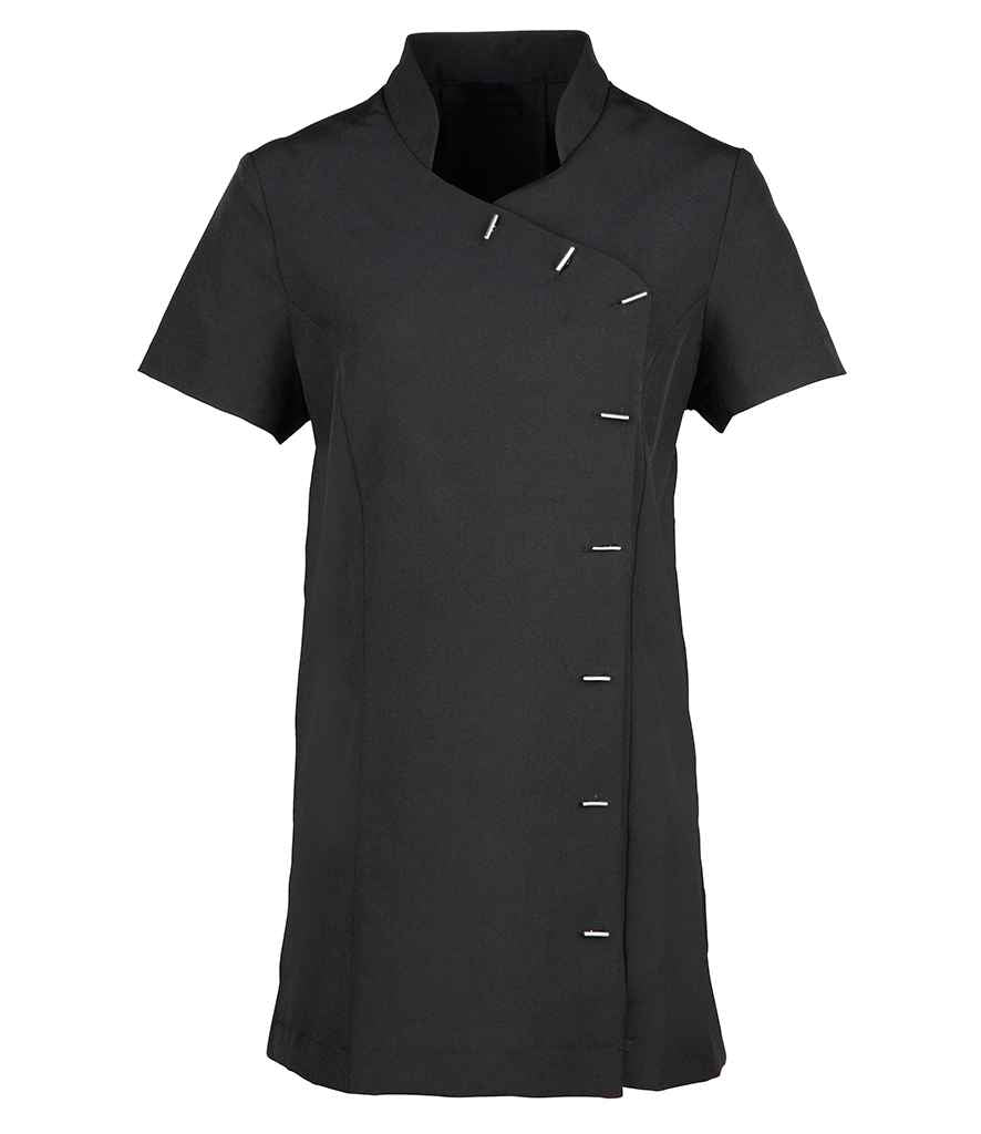 Premier Ladies Orchid Short Sleeve Tunic - Black