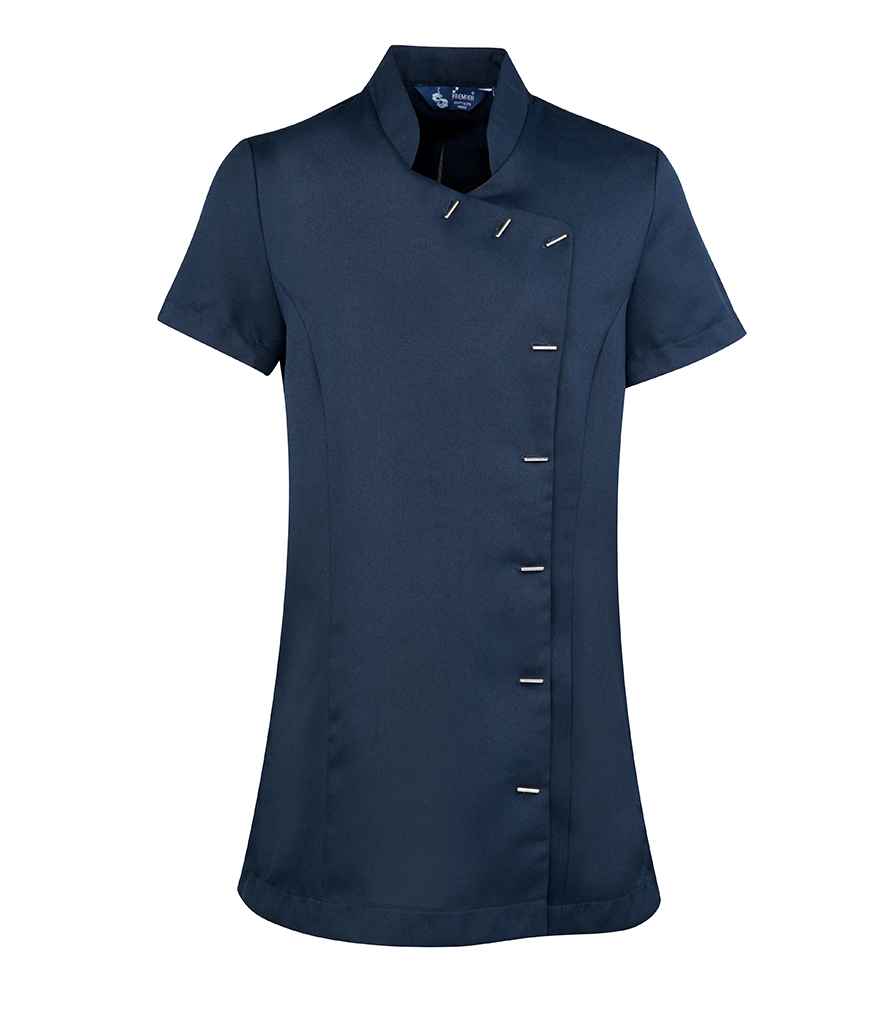 Premier Ladies Orchid Short Sleeve Tunic - Navy