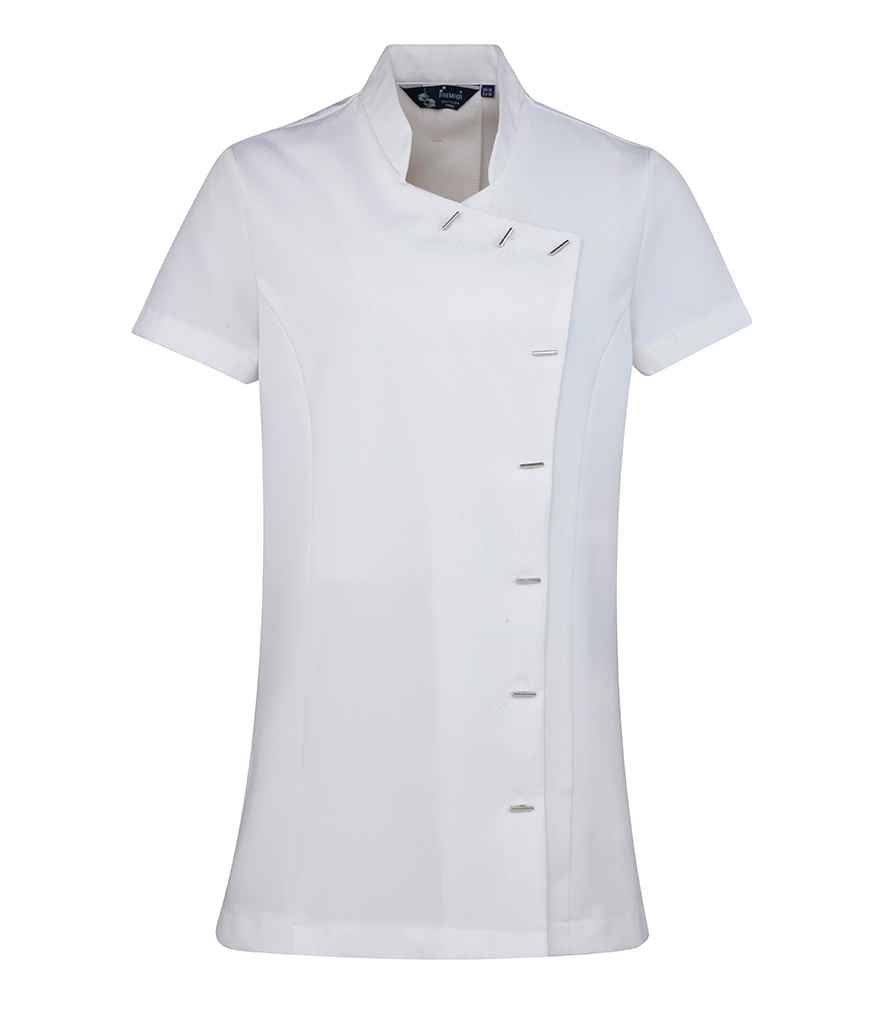Premier Ladies Orchid Short Sleeve Tunic - White