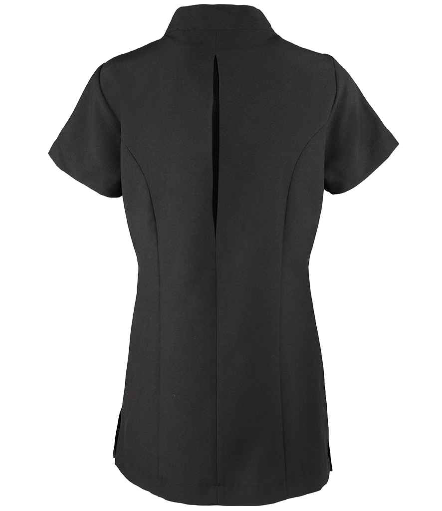 Premier Ladies Blossom Short Sleeve Tunic - Black
