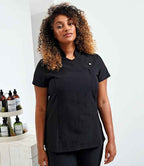 Premier Ladies Blossom Short Sleeve Tunic - Black
