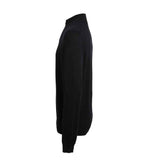 Premier Zip Neck Sweater - Black