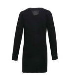 Premier Ladies Longline V Neck Cardigan - Black