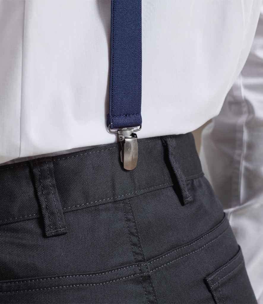 Premier Clip On Braces - Navy