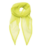 Premier 'Colours' Chiffon Scarf - Lime Green