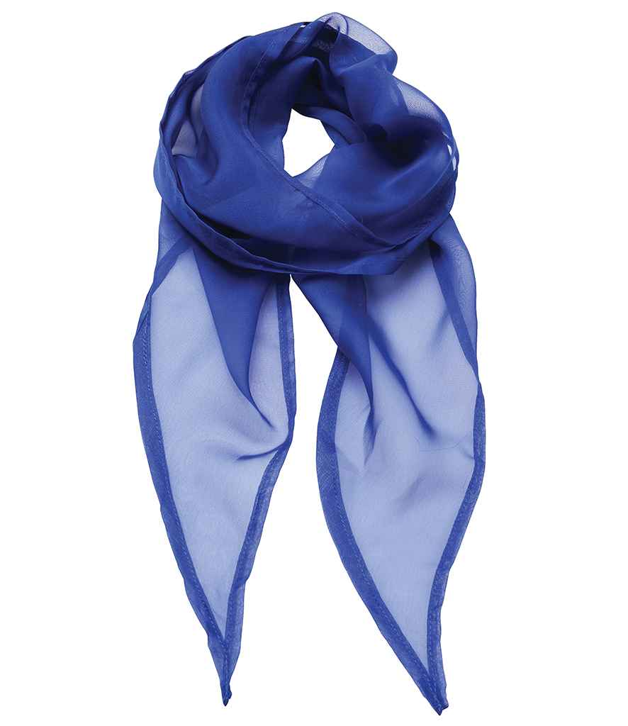 Premier 'Colours' Chiffon Scarf - Royal Blue