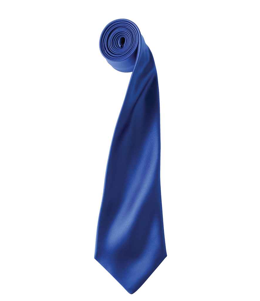 Premier 'Colours' Satin Tie - Royal Blue