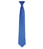 Premier 'Colours' Satin Clip Tie - Royal Blue