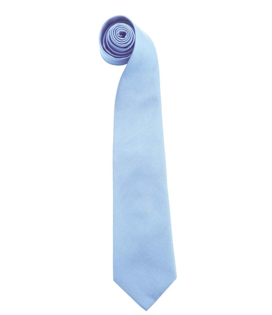 Premier 'Colours' Fashion Tie - Mid Blue