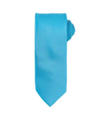 Premier Micro Waffle Tie - Turquoise Blue