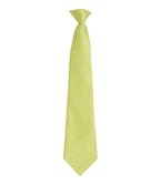 Premier 'Colours' Fashion Clip Tie - Lime Green