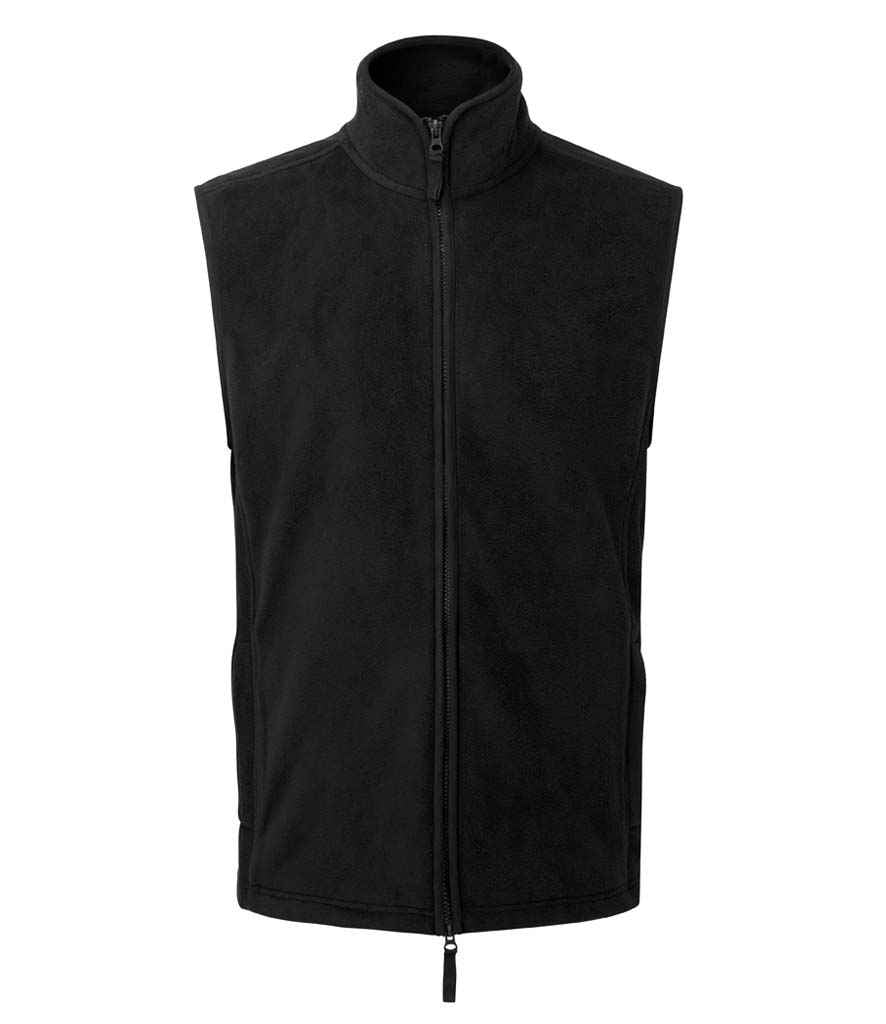 Premier Artisan Fleece Gilet - Black/Black