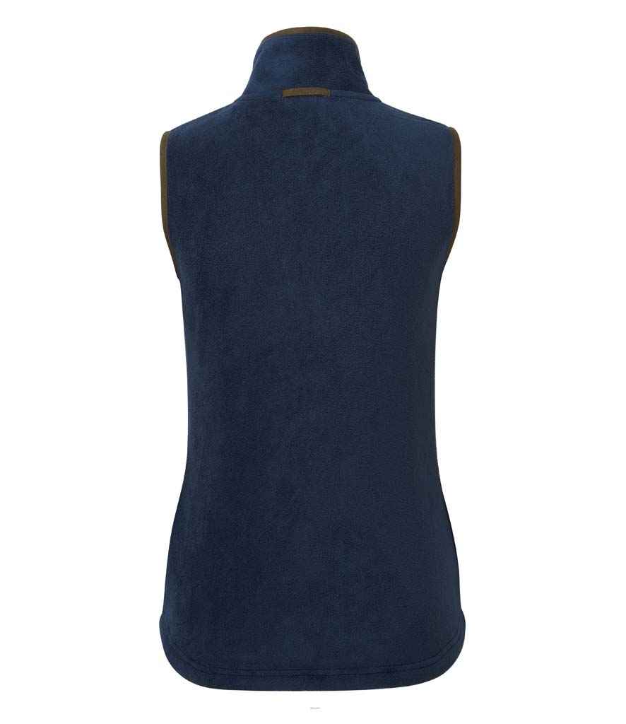Premier Ladies Artisan Fleece Gilet - Navy/Brown