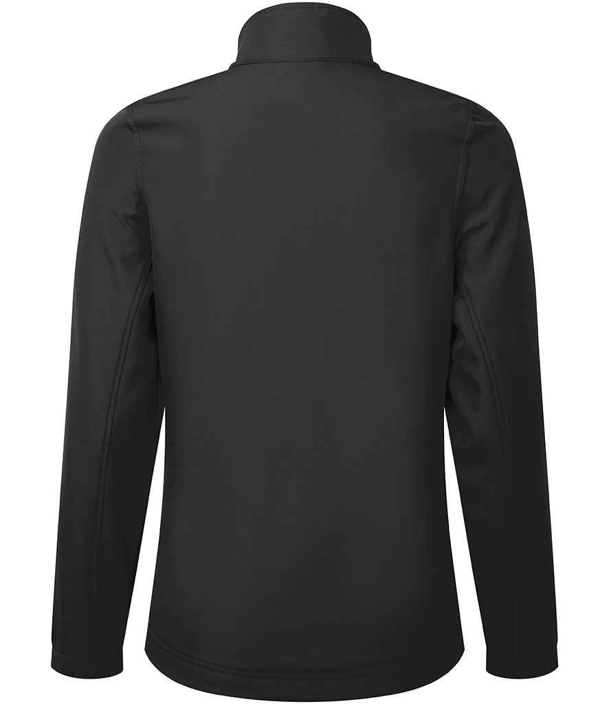 Premier Ladies Windchecker® Recycled Printable Soft Shell Jacket - Black
