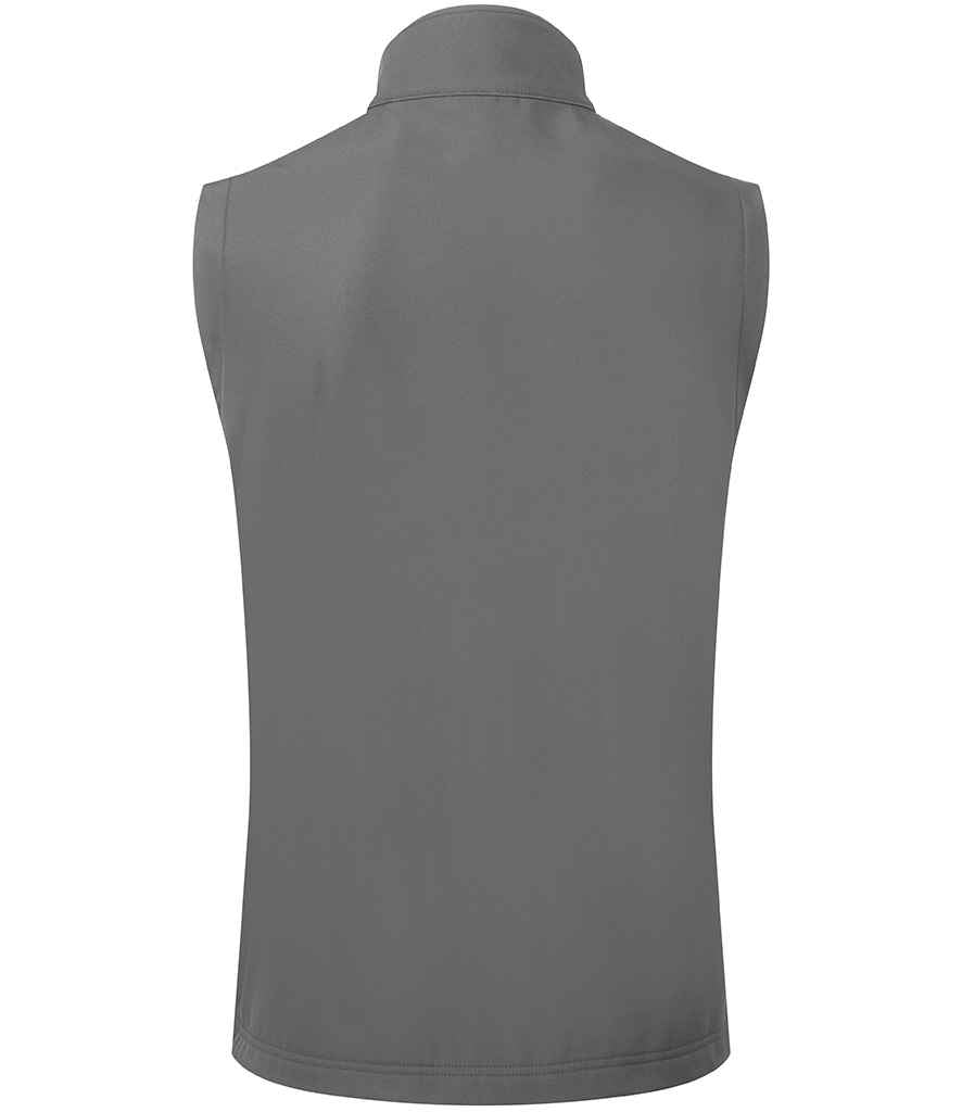 Premier Windchecker® Recycled Printable Soft Shell Gilet - Dark Grey
