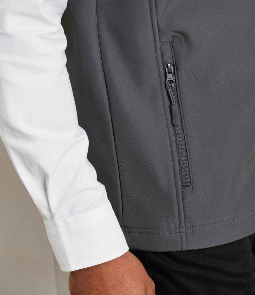 Premier Windchecker® Recycled Printable Soft Shell Gilet - Dark Grey