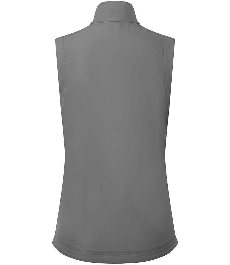 Premier Ladies Windchecker® Recycled Printable Soft Shell Gilet - Dark Grey