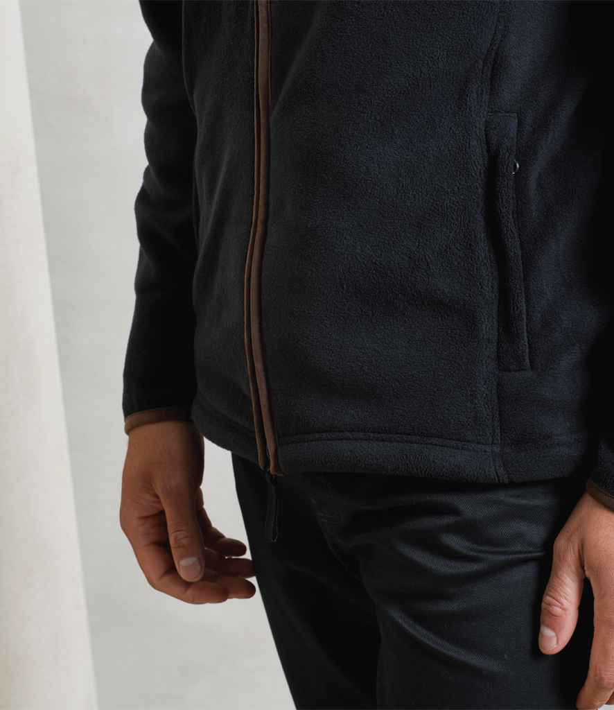 Premier Artisan Fleece Jacket - Black/Brown