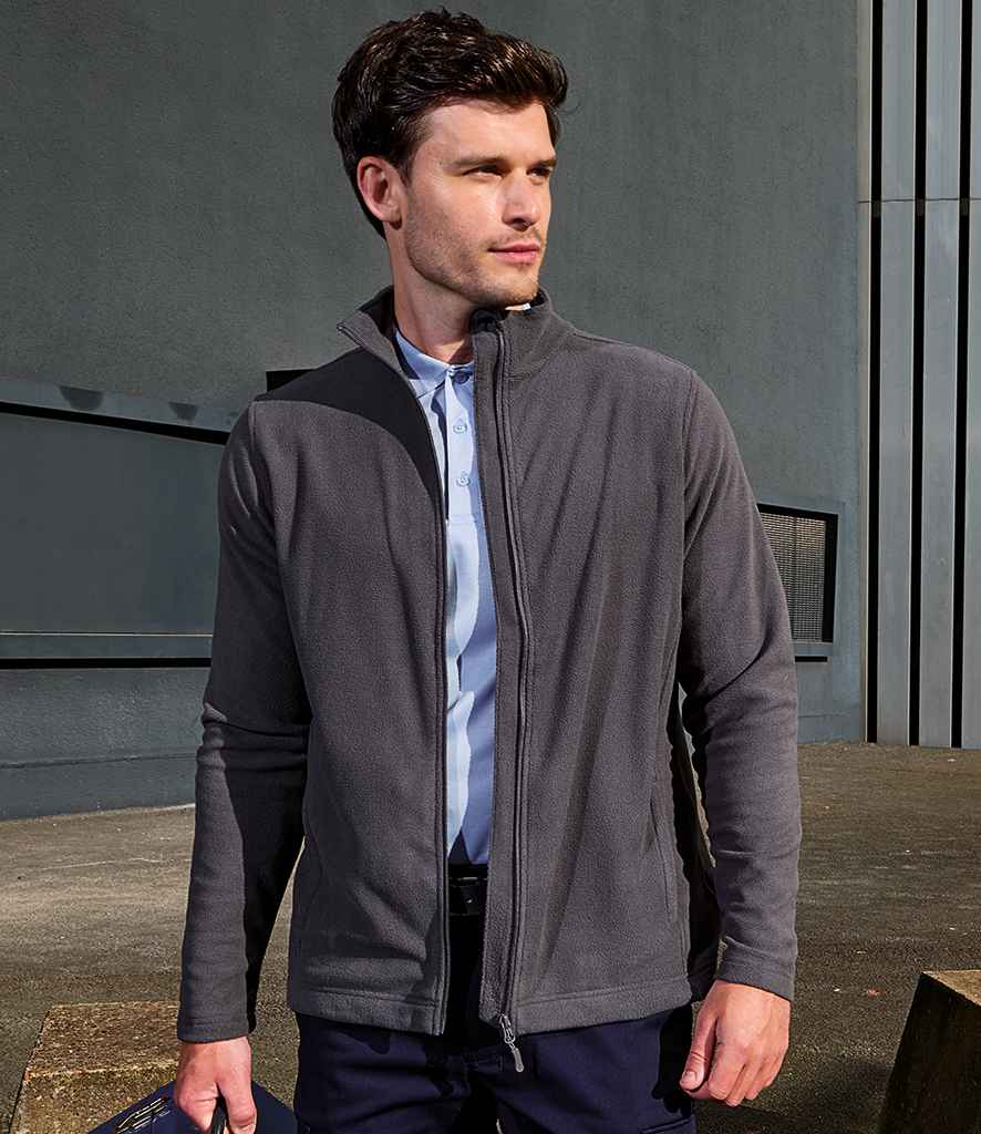 Premier Recyclight® Full Zip Micro Fleece Jacket - Dark Grey