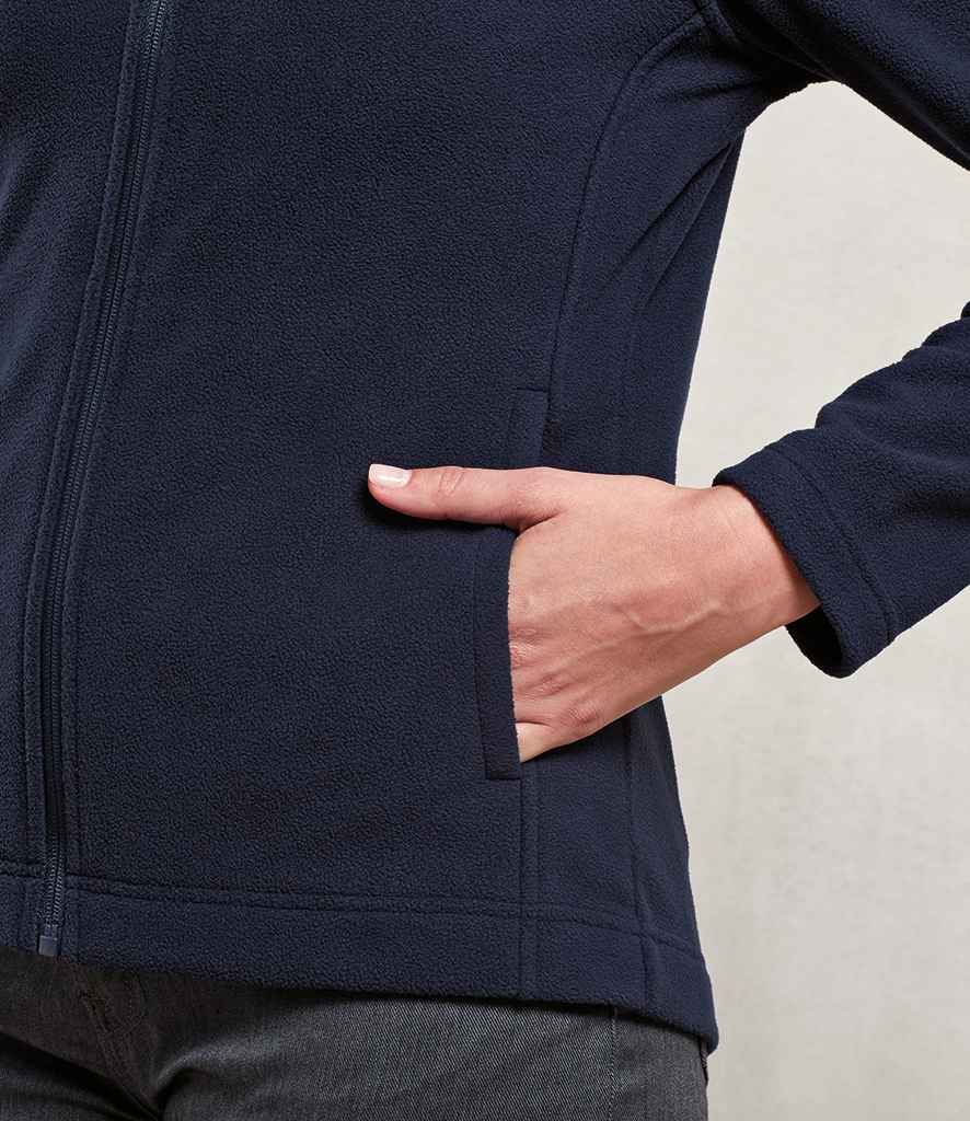 Premier Ladies Recyclight® Full Zip Micro Fleece Jacket - Navy