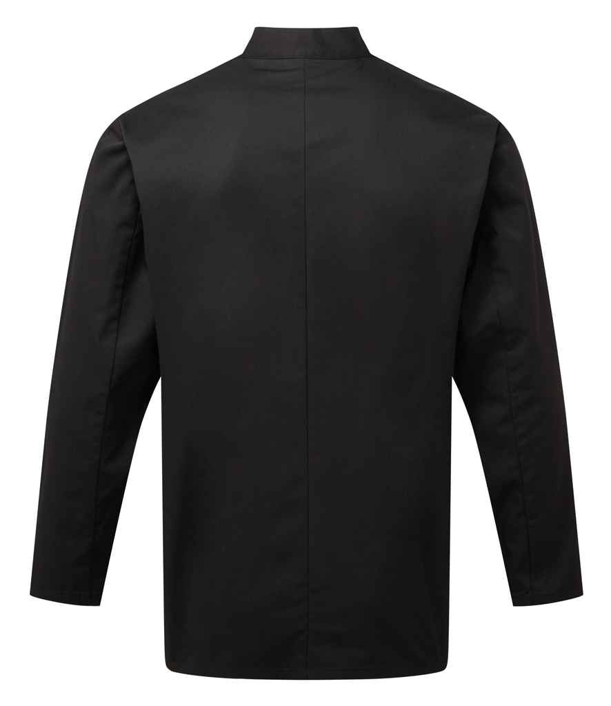 Premier Essential Long Sleeve Chef's Jacket - Black