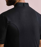 Premier Coolchecker® Short Sleeve Chef's Jacket - Black