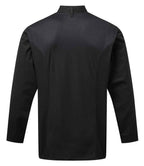 Premier Coolchecker® Long Sleeve Chef's Jacket - Black